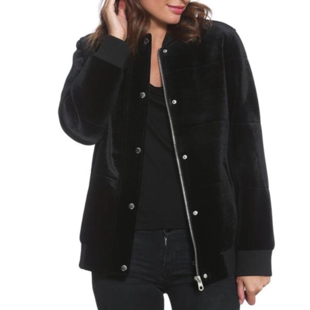 Members only velvet bomber jacket